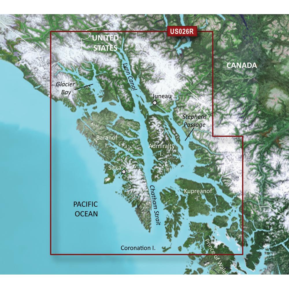 Garmin BlueChart® g2 Vision® HD - VUS026R - Wrangell-Juneau-Sitka - microSD-SD