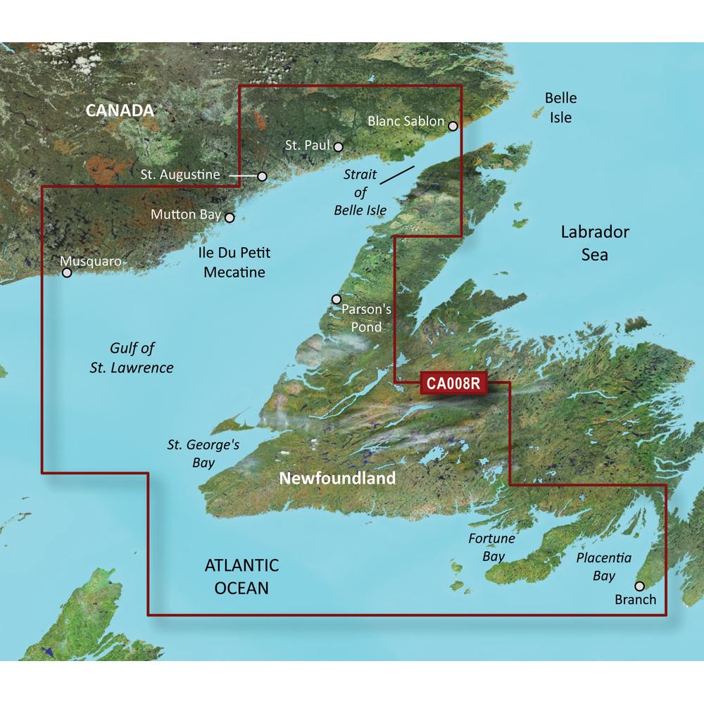 Garmin BlueChart® g2 Vision® HD - VCA008R - Newfoundland West - microSD-SD