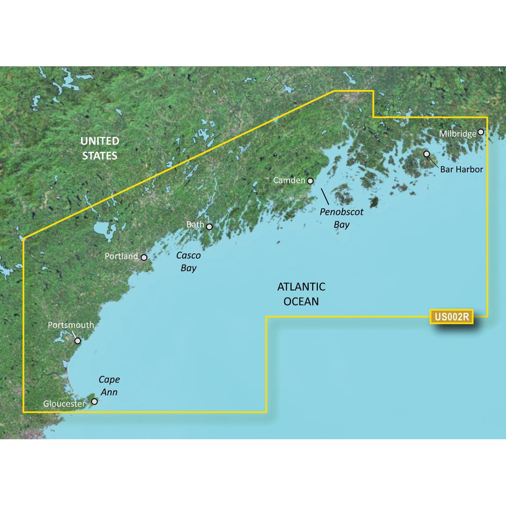 Garmin BlueChart® g2 Vision® HD - VUS002R - South Maine - microSD-SD