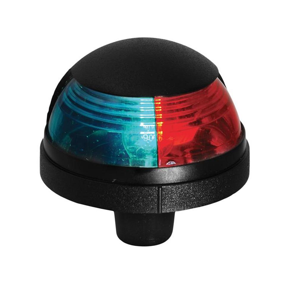 Attwood Pulsar 1-Mile Deck Mount, Bi-Color Red-Green Combo - 12V - Black Housing