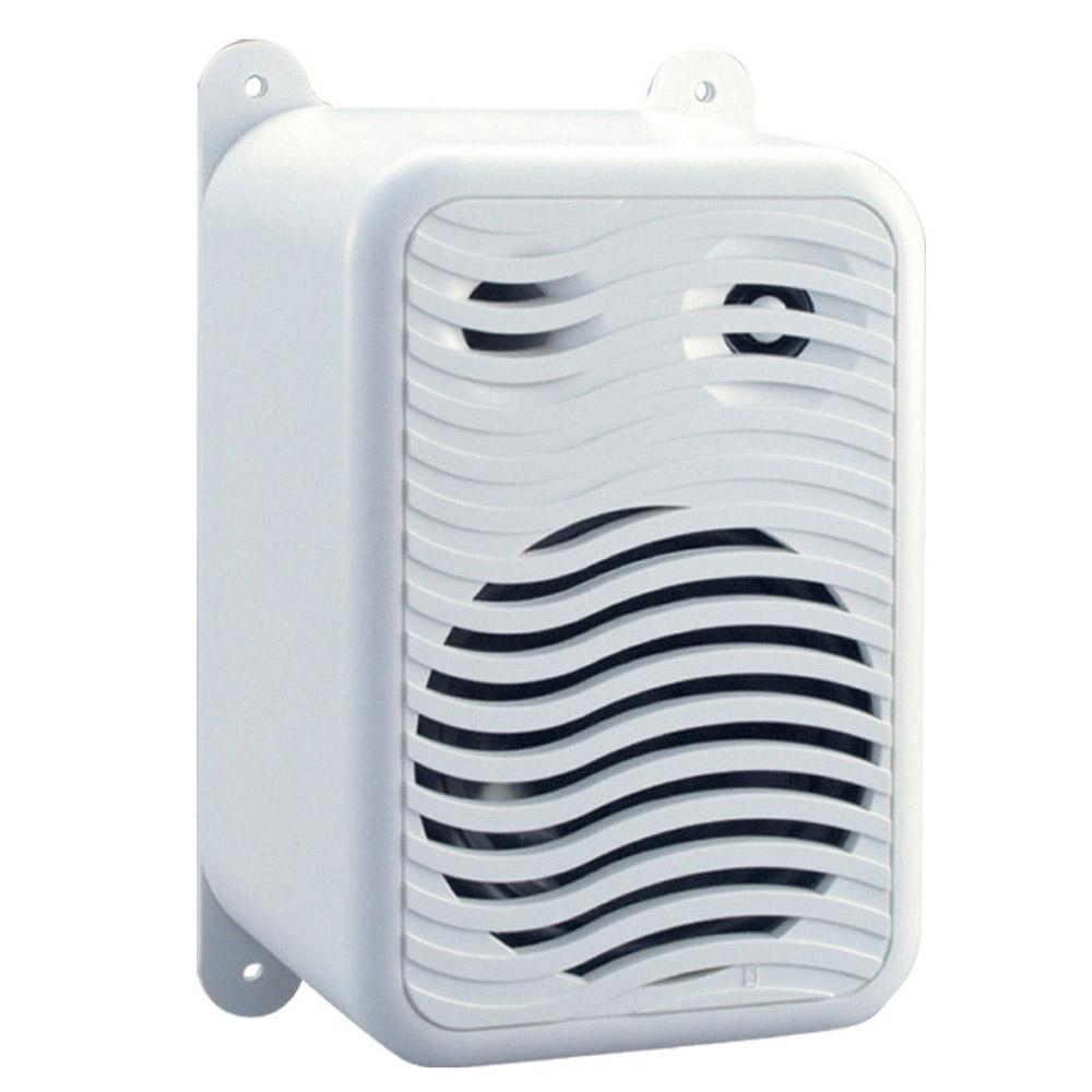 Poly-Planar Gunwale Mount Speakers - (Pair) White