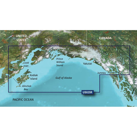 Garmin BlueChart® g2 Vision® HD - VUS025R - Anchorage - Juneau - microSD-SD