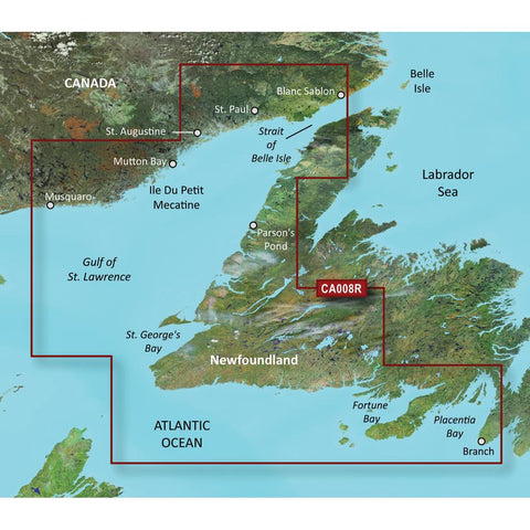 Garmin BlueChart® g2 Vision® HD - VCA008R - Newfoundland West - microSD-SD