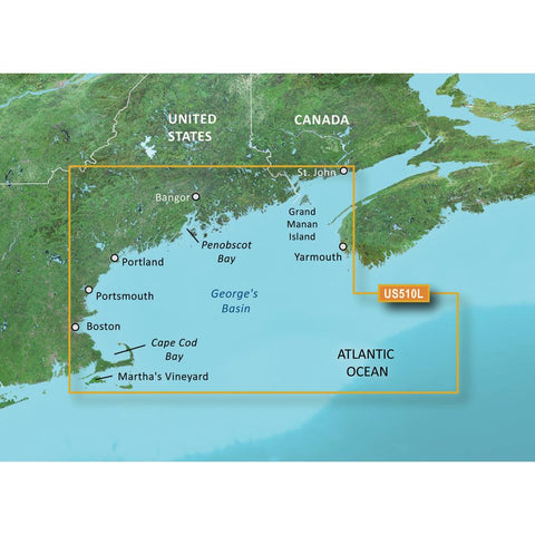 Garmin BlueChart® g2 Vision® HD - VUS510L - St. John - Cape Cod - microSD-SD