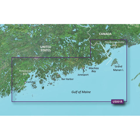 Garmin BlueChart® g2 Vision® HD - VUS001R - North Maine - microSD-SD