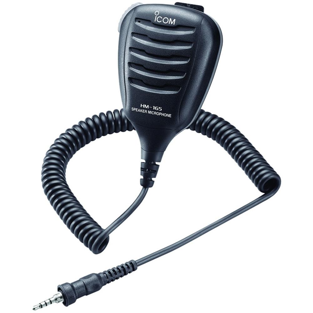 Icom HM-165 Speaker Mic w-Alligator Clip - Waterproof