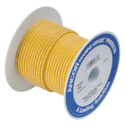 Ancor Yellow 8 AWG Battery Cable - 25'