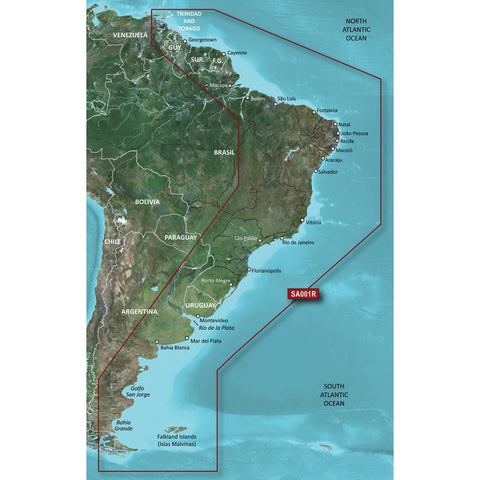 Garmin BlueChart® g2 Vision® HD - VSA001R - South America East Coast - microSD™-SD™