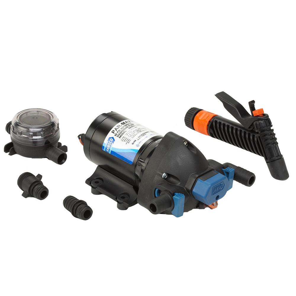 Jabsco Par-Max Washdown Pump Kit - 4.0GPM-60psi-12VDC - Includes Strainer