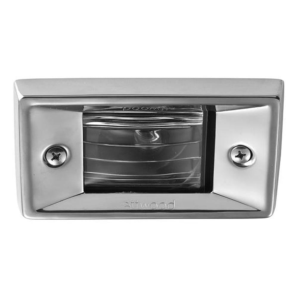 Attwood Vertical, Flush Mount Transom Light - Rectangular