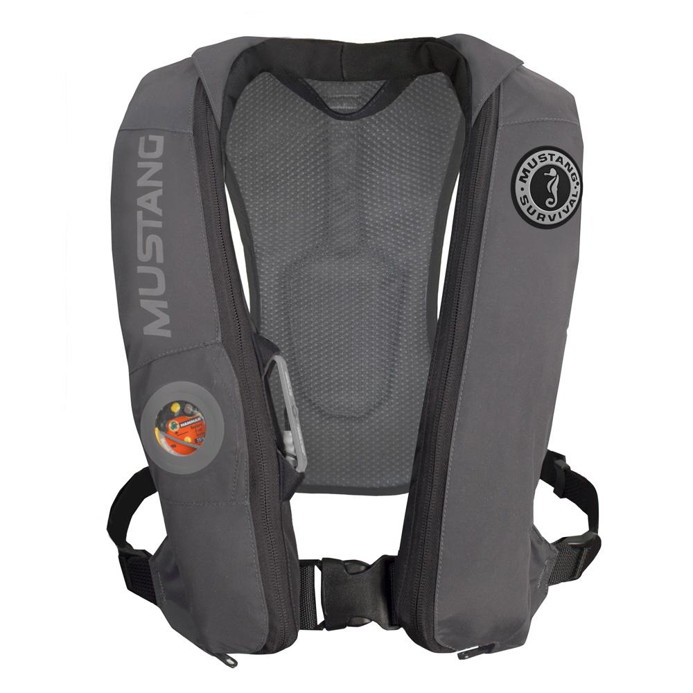 Mustang Elite Inflatable Automatic PFD - Gray