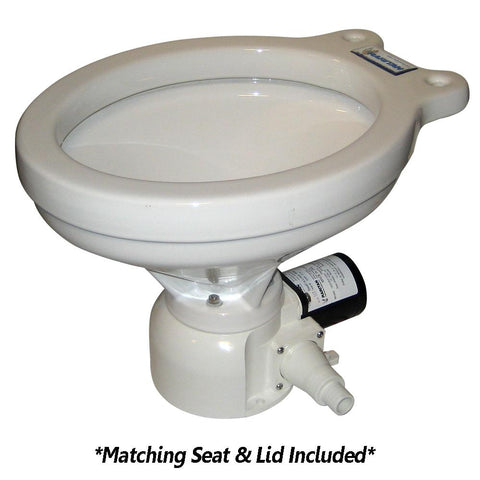 Raritan Sea Era Household Size Toilet - Remote-Pump - Straight & 90° Discharge - Smart Switch - White