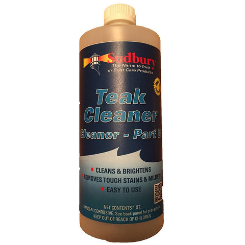 Sudbury Teak Cleaner Part B - Quart