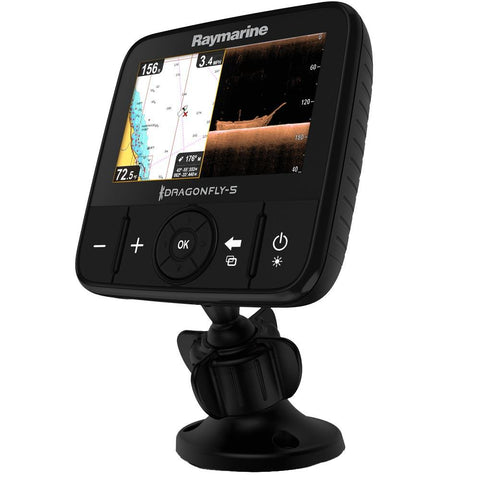 Raymarine Dragonfly 5 PRO Combo w-TM Transducer f-Jackson Kayaks w-Navionics Plus Chart