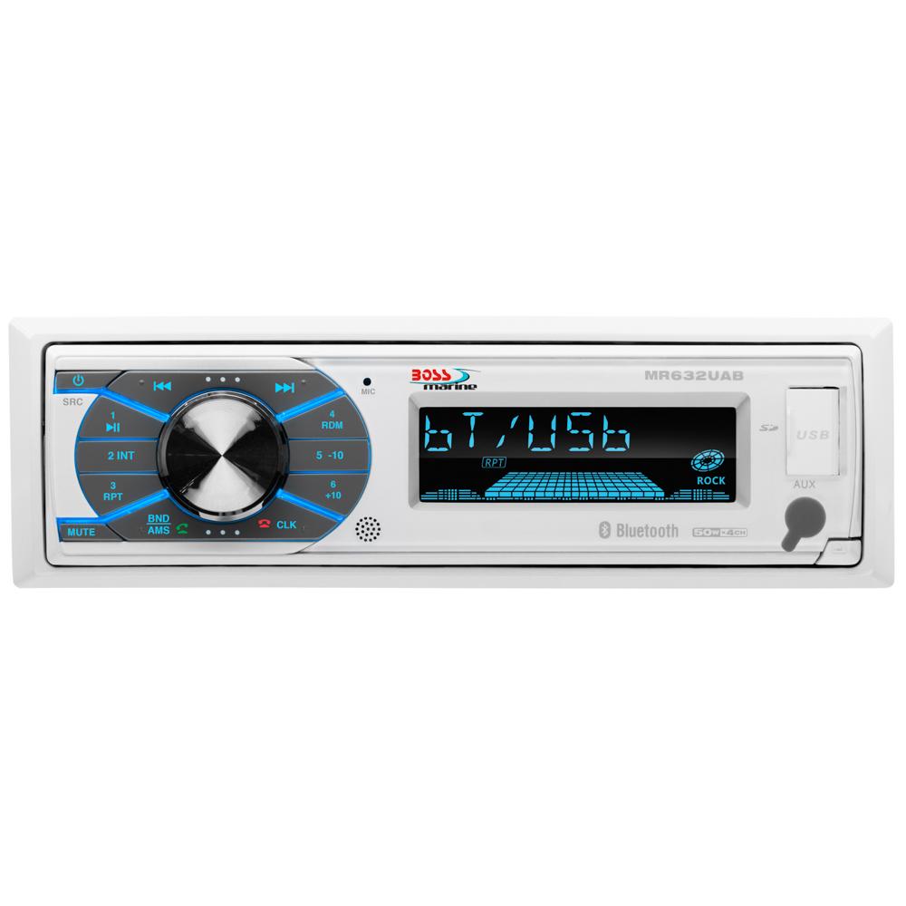 Boss Audio MR632UAB Single-DIN MECH-LESS Multimedia Player USB-SD-MP3-WMA-AM-FM (no CD-DVD) w- Bluetooth