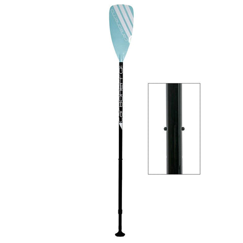 Carbonerro TRAX Adjustable 85 - Handle Adjustment 68"- 88" - 85sq Inch Blade - Seafoam